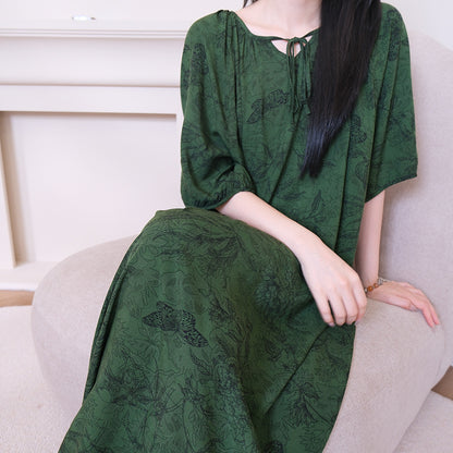 Serenia Dress | Chinoiserie Nightwear