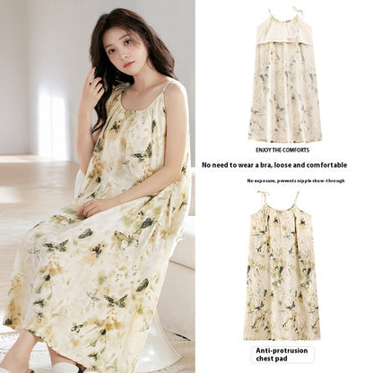 CloudSoft | Cotton-Feel Camisole Sleep Dress