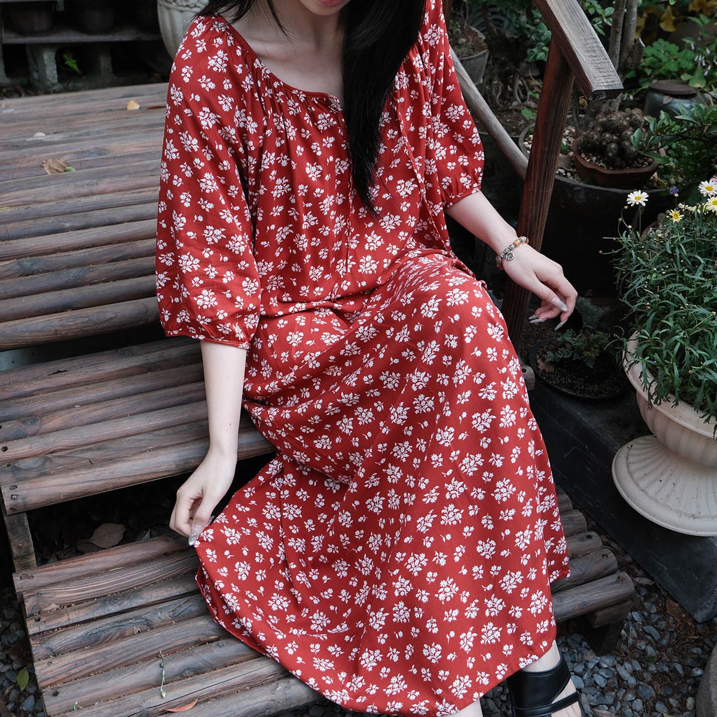 Serenia Dress | Chinoiserie Nightwear