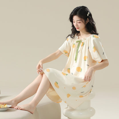 100% Pure Cotton Cloud-Soft Short Sleeve Pajamas