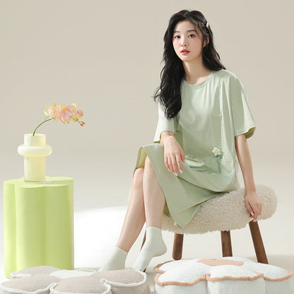 100% Pure Cotton Cloud-Soft Short Sleeve Pajamas