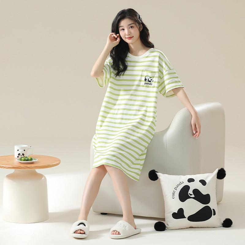 100% Pure Cotton Cloud-Soft Short Sleeve Pajamas