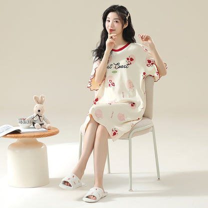 100% Pure Cotton Cloud-Soft Short Sleeve Pajamas