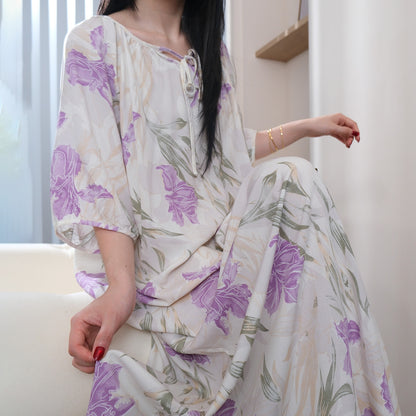 Serenia Dress | Chinoiserie Nightwear
