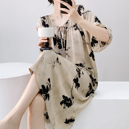 Serenia Dress | Chinoiserie Nightwear